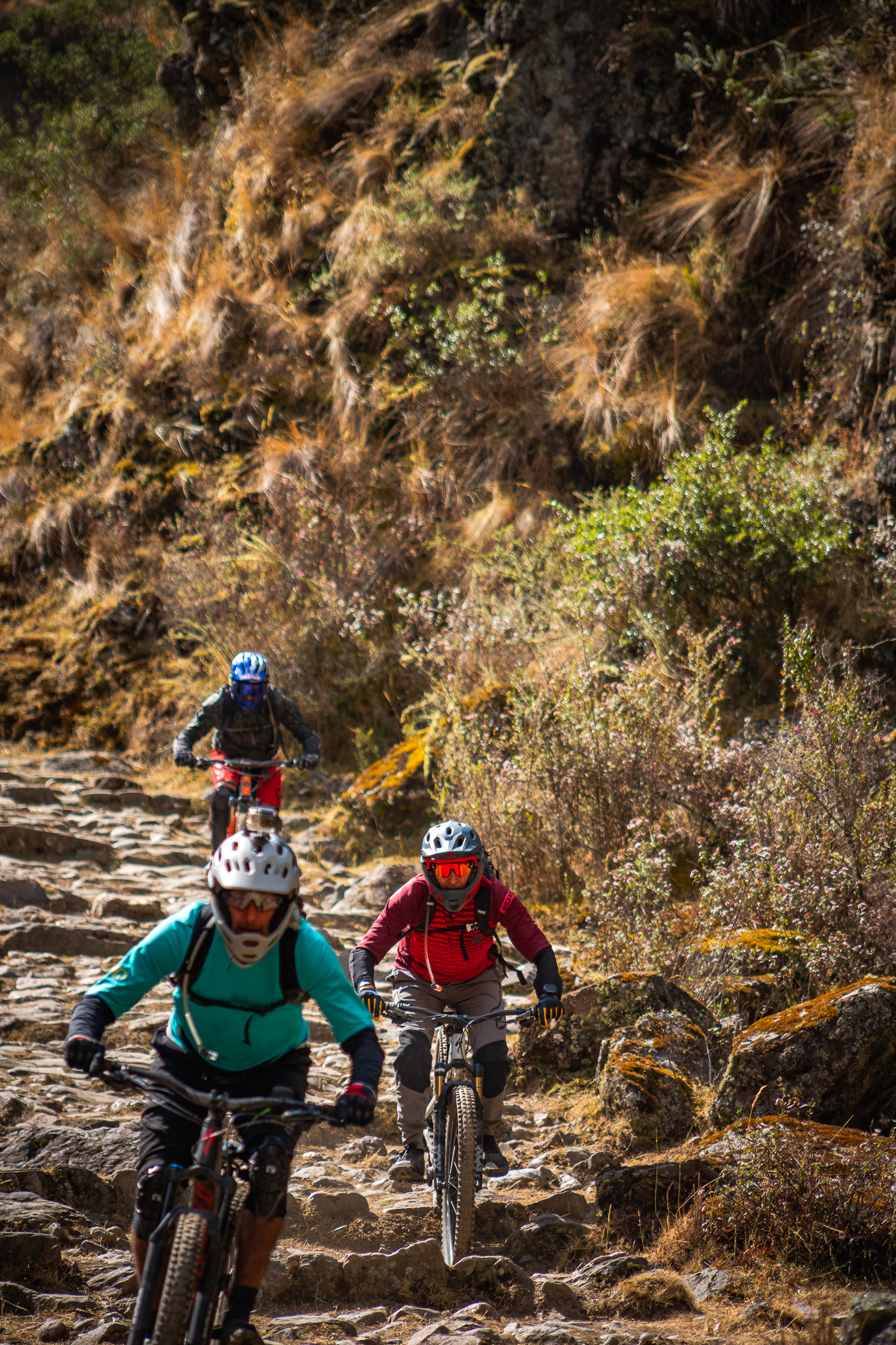 Peru's mountain bike trails are ancient! 