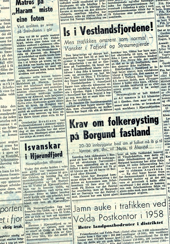 Isproblema i fjorden