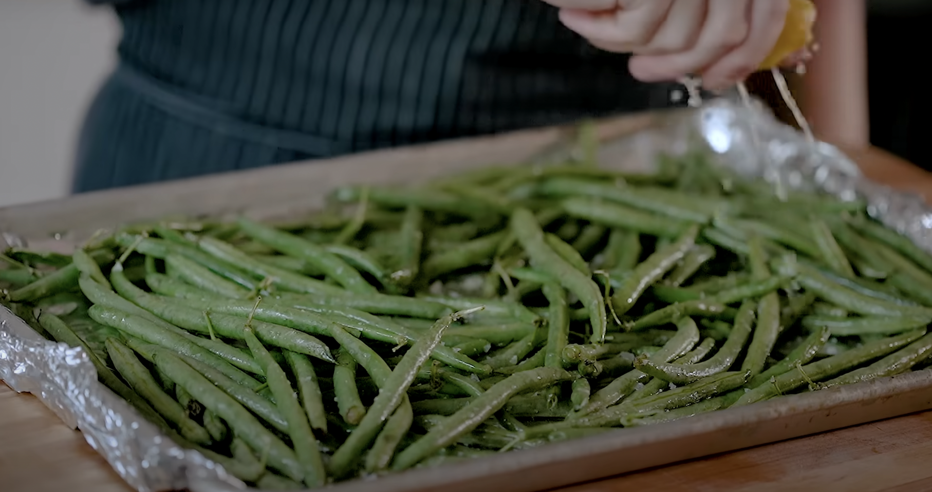 Quick & Easy Roasted Green Beans