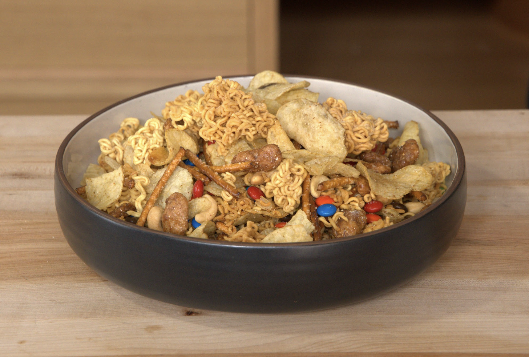 Sweet & Salty Instant Ramen Snack Mix