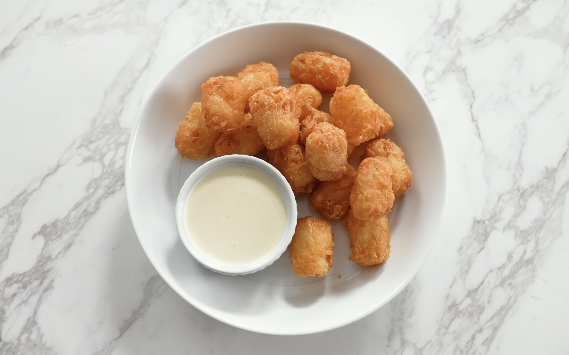 SUPER POTATO | Greek Lemon Tater Tots with Potato Ranch