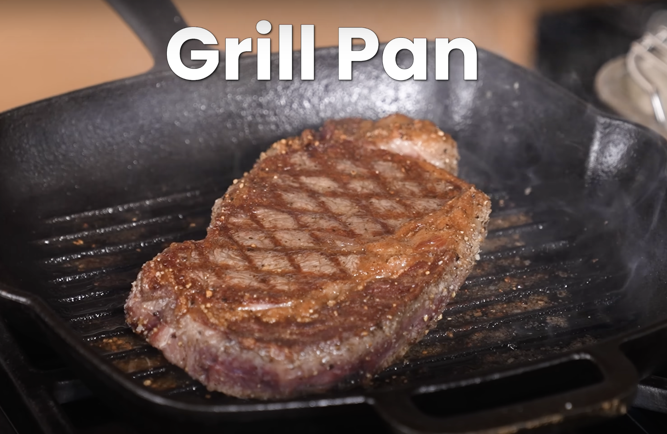 Simple Grill Pan Steak