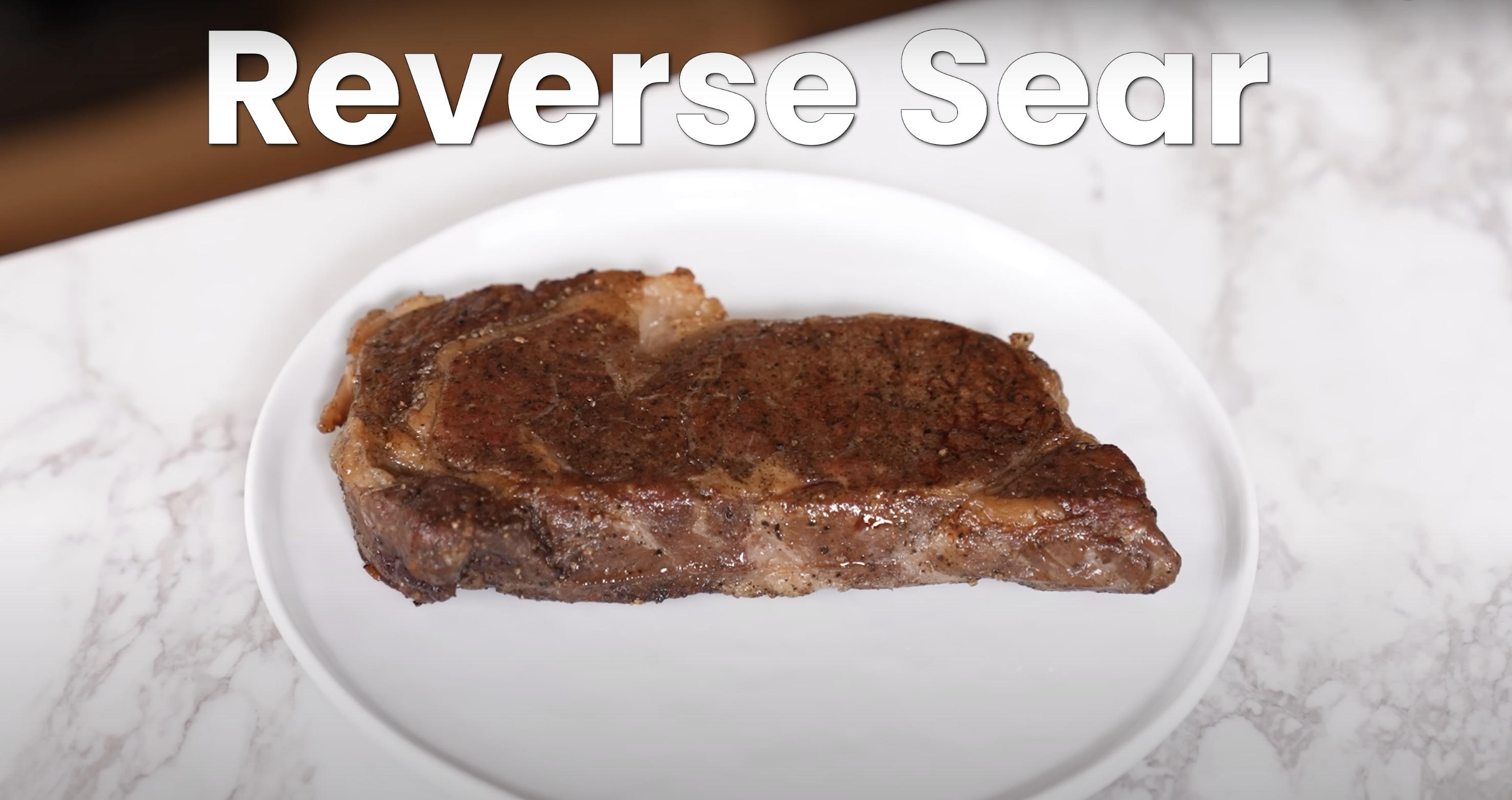 Simple Reverse Sear Steak 