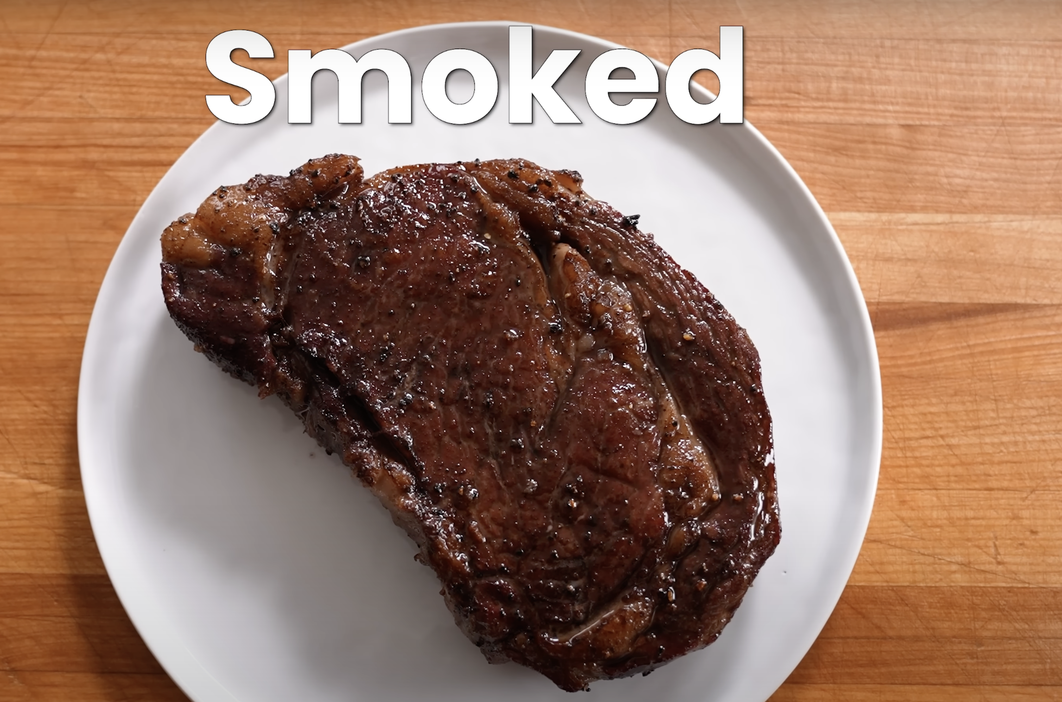 Simple Smoked Steak 