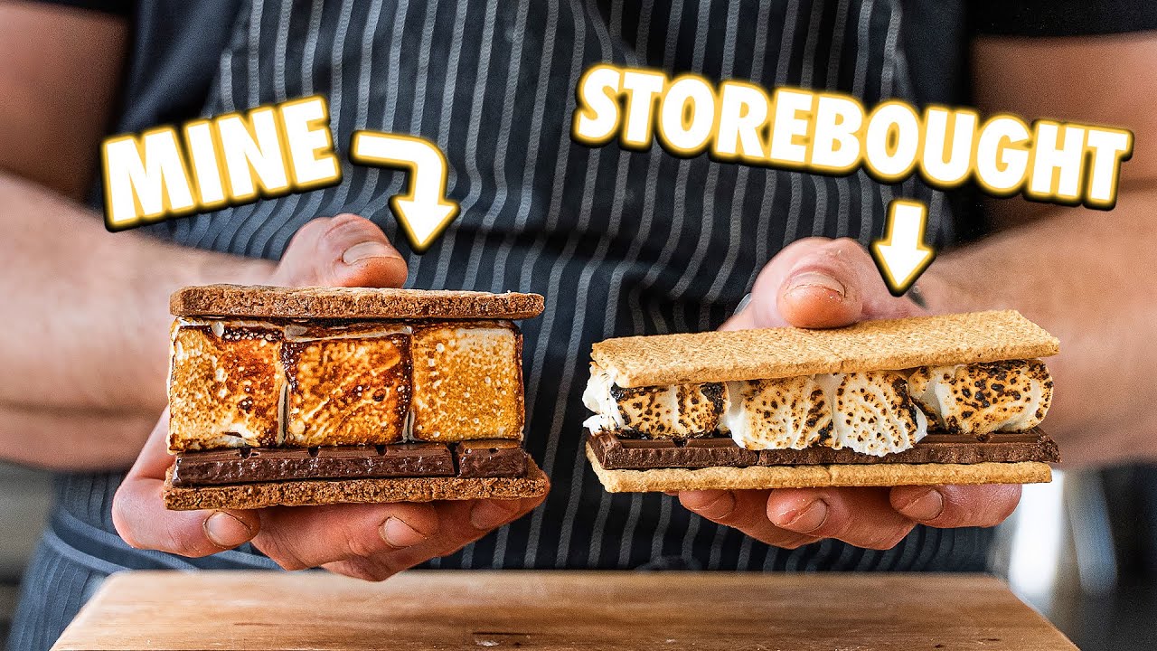 Making S'mores Completely From Scratch At Home | But Better