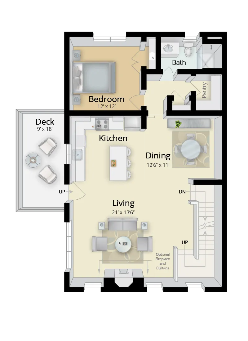 The Cedar: First Floor