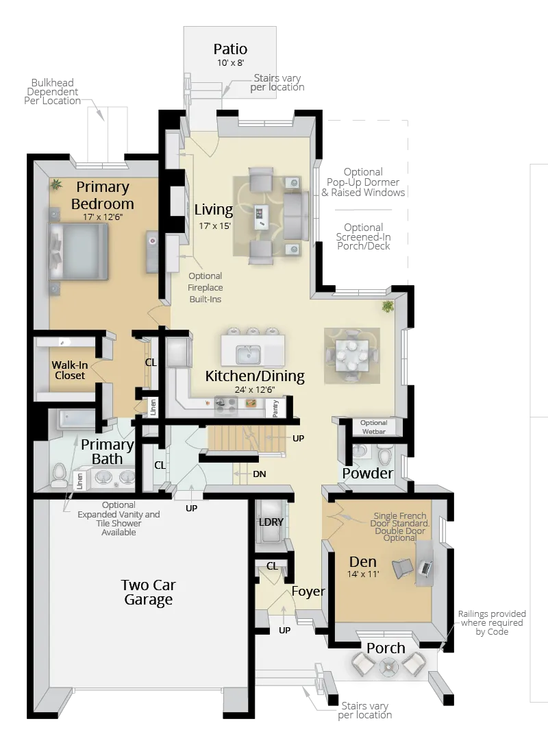 The Exp. Oak: First Floor