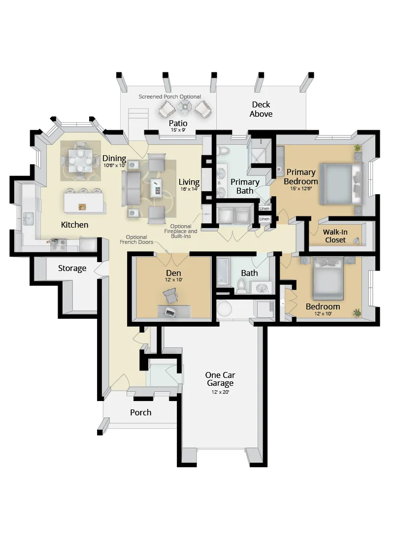 The Hickory: First Floor