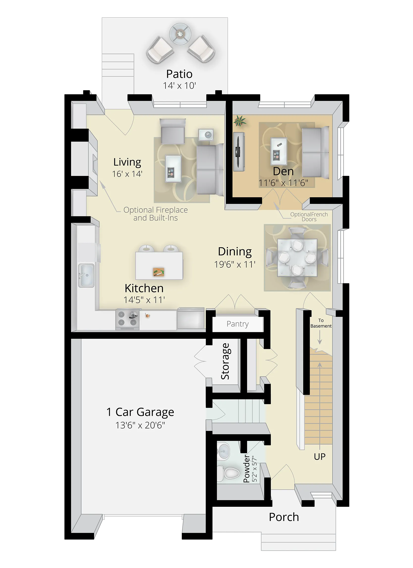 The Exp. Spruce First Floor