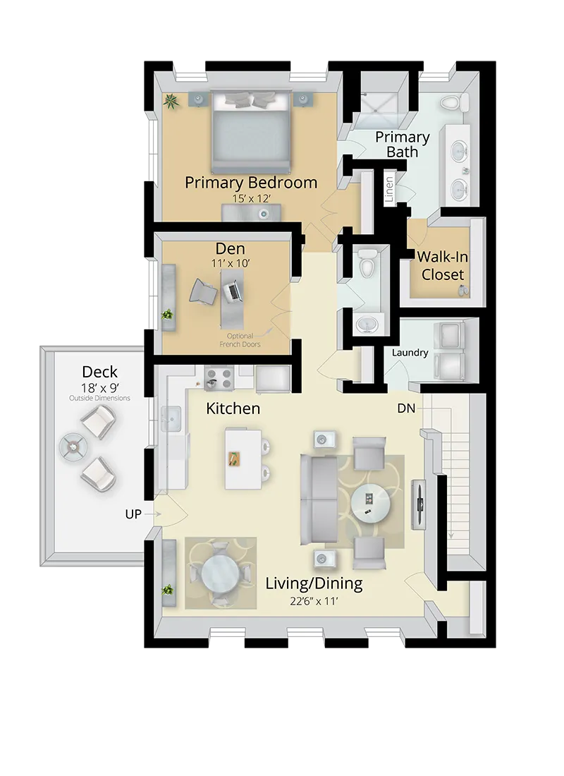 The Chestnut: First Floor