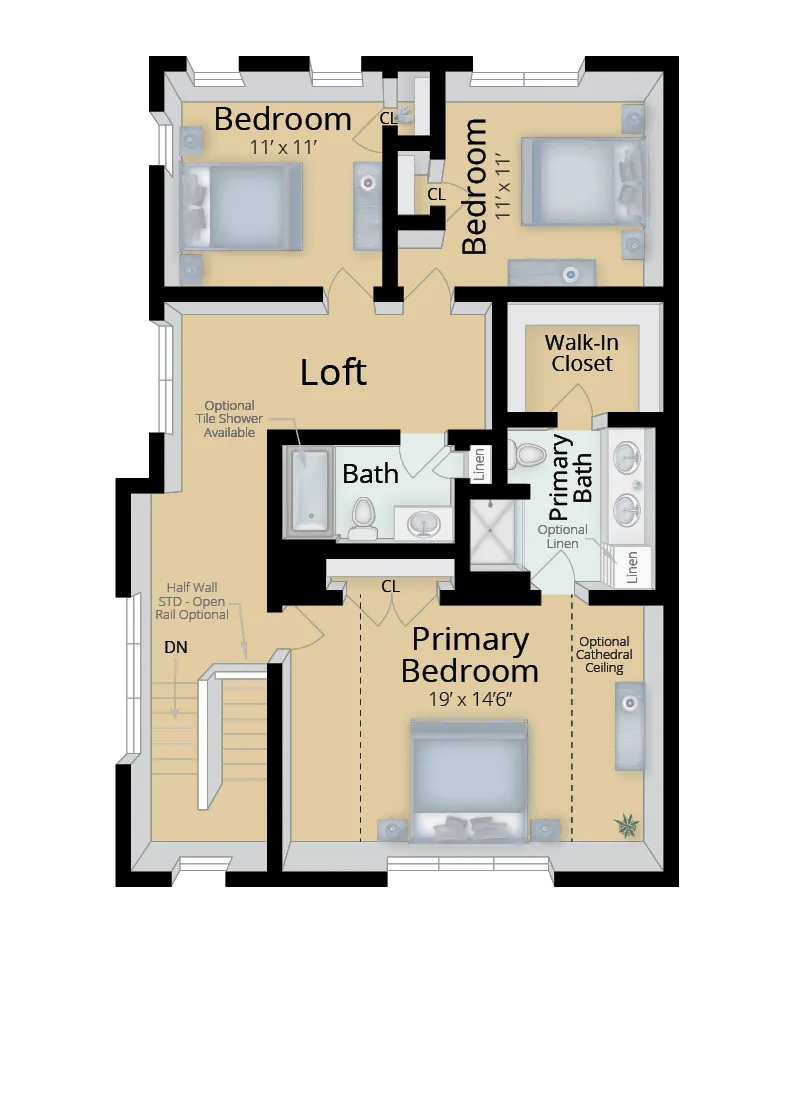 The Birch: Second Floor