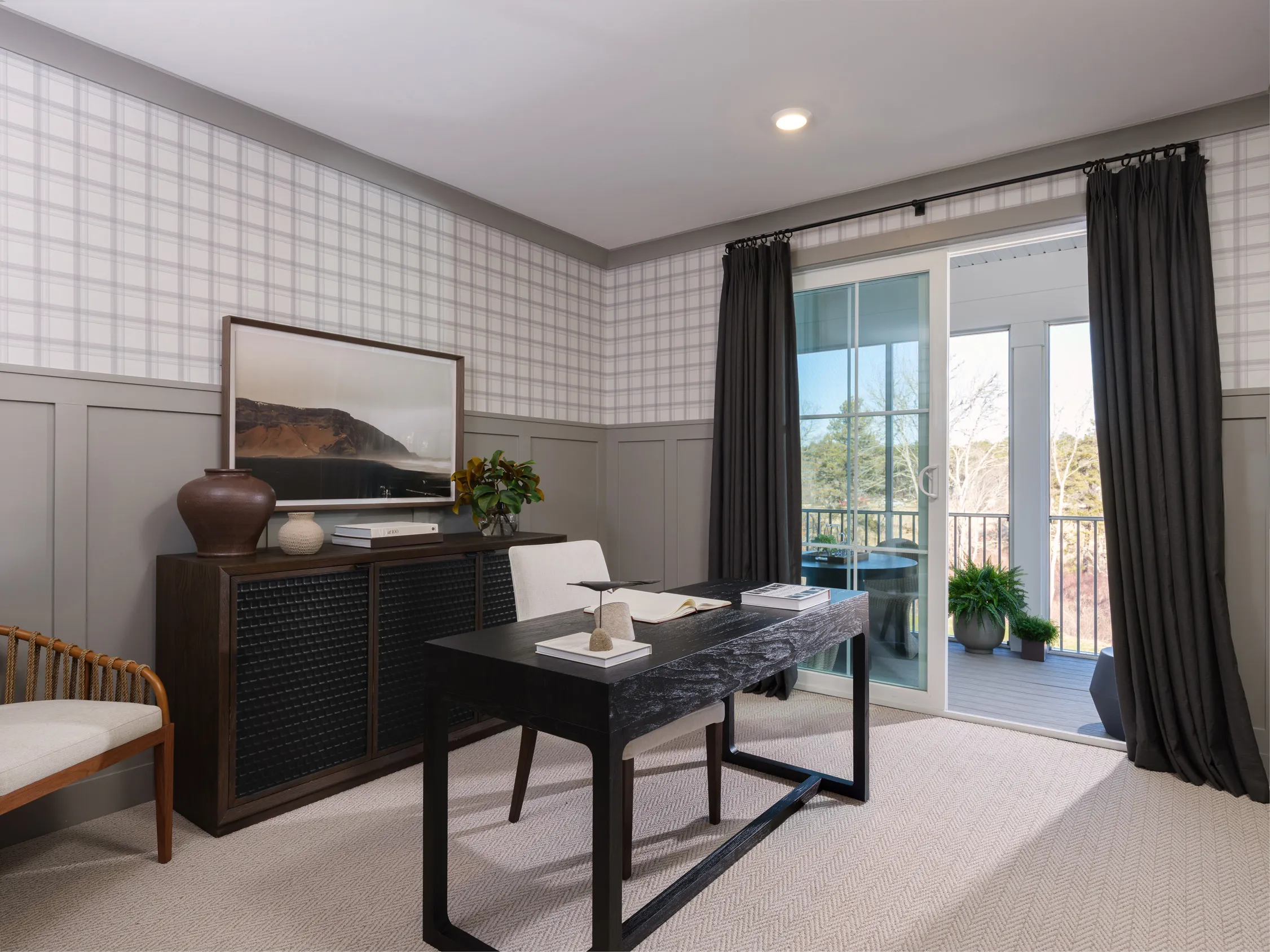 (title) Home Office (description) Flexible spaces for home offices or guest rooms at Alden's Reach — new construction homes with floor plans designed for modern living.