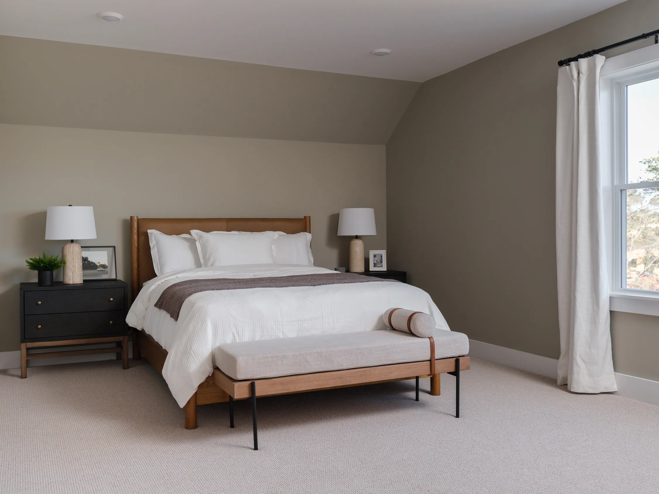 Guest bedroom in the Pine at Alden's Reach in Plymouth MA