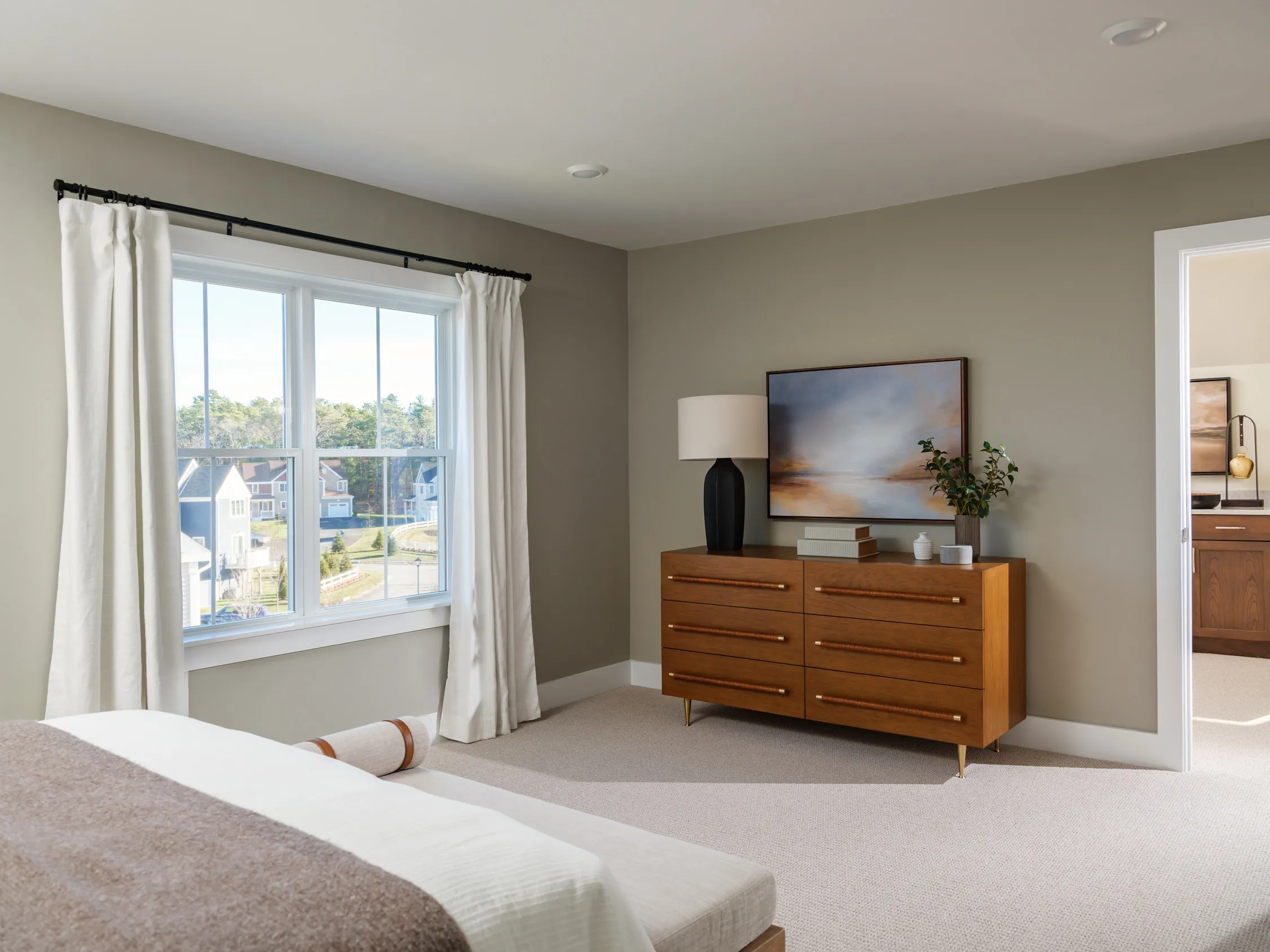 Guest bedroom in the Pine at Alden's Reach in Plymouth MA