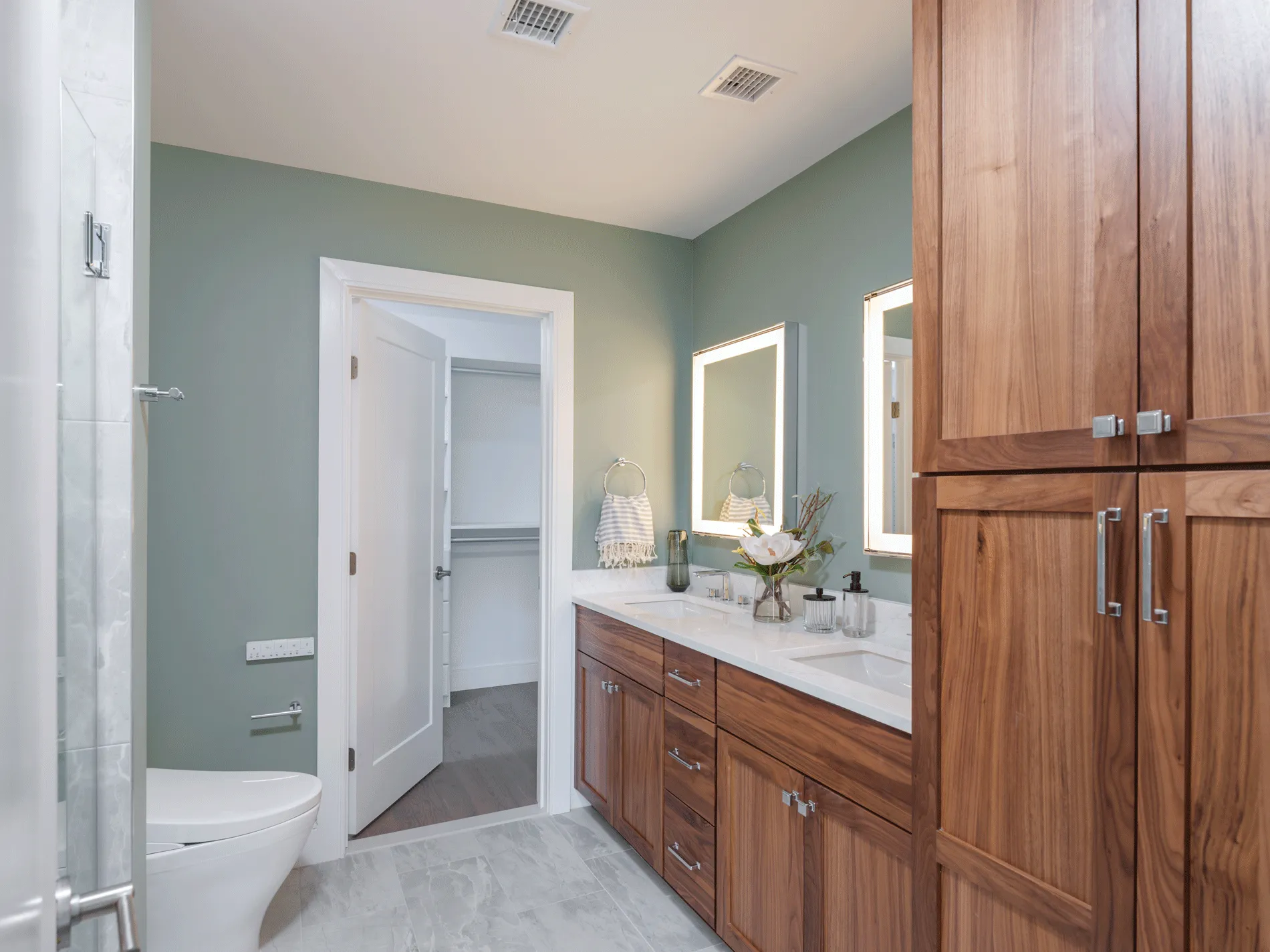 Bathrooms in Thorndike Development homes