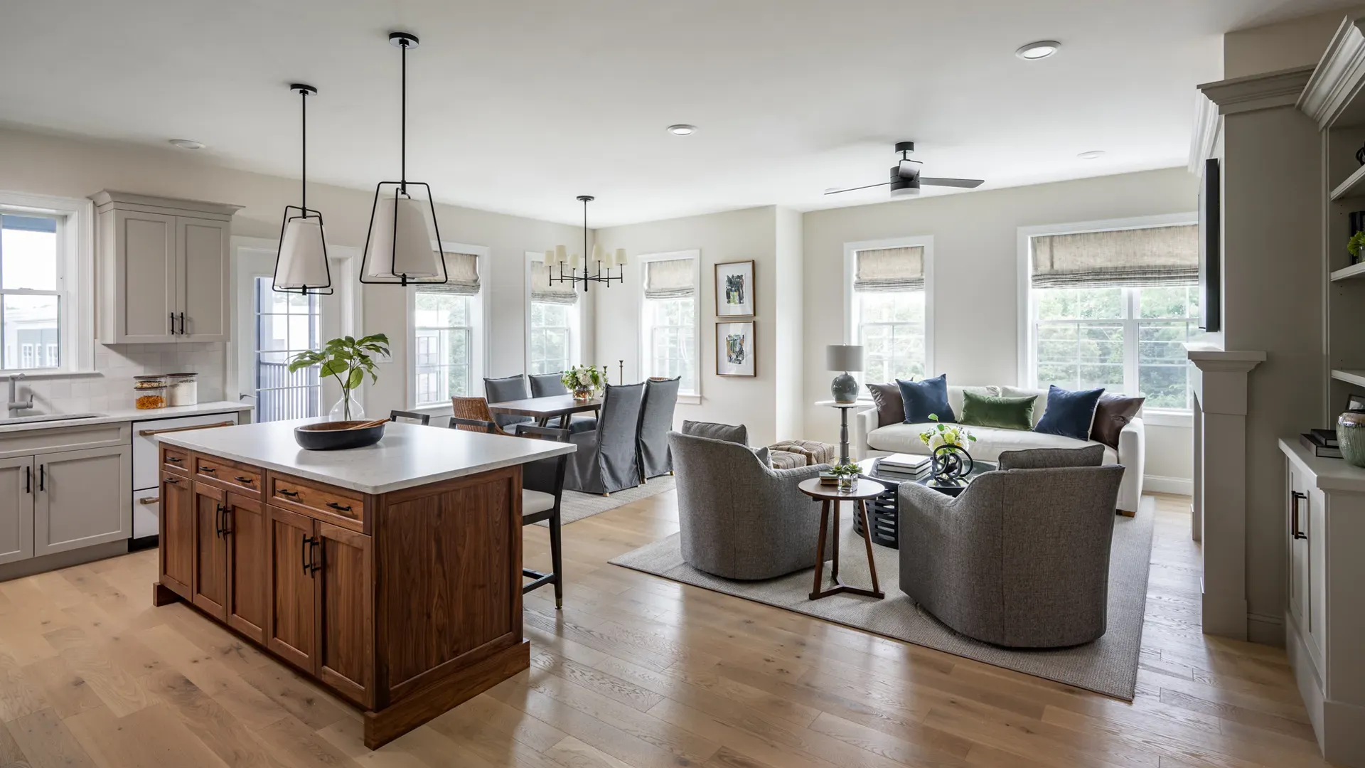 Open-Plan Living in Thorndike Development homes