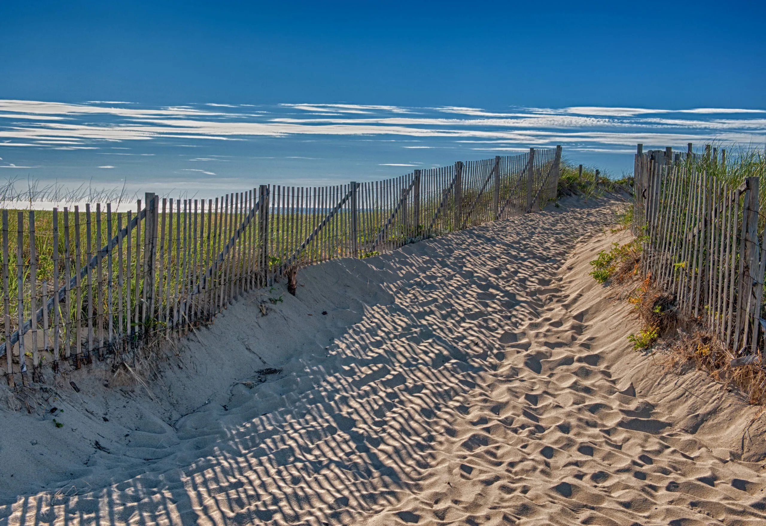 Sandy beach near Plymouth MA, minutes from Alden's Reach new construction condos on the South Shore