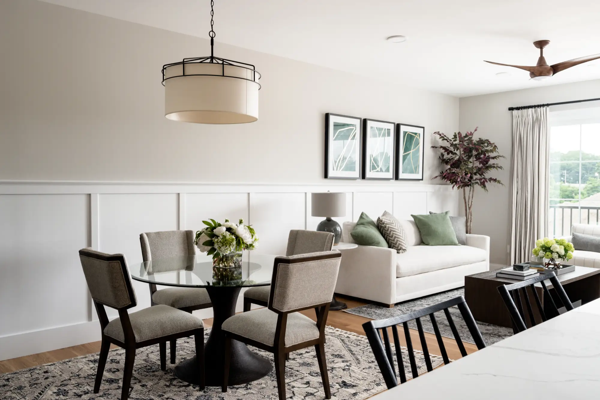 Elm Mod townhome interior at Larkwood in Raynham MA