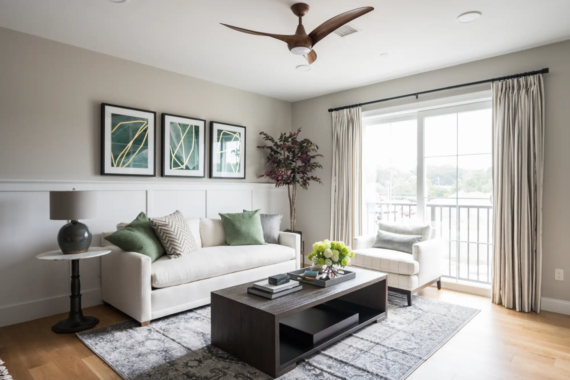 Elm Mod townhome interior at Larkwood in Raynham MA