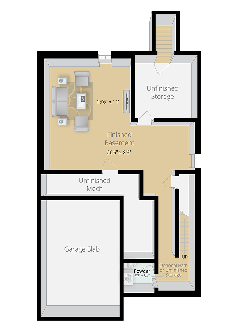 The Exp. Spruce Basement