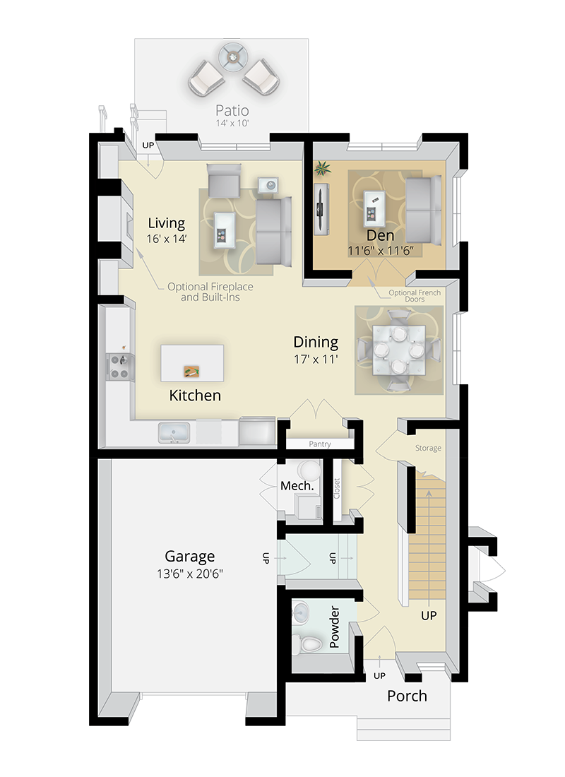 The Exp. Spruce First Floor