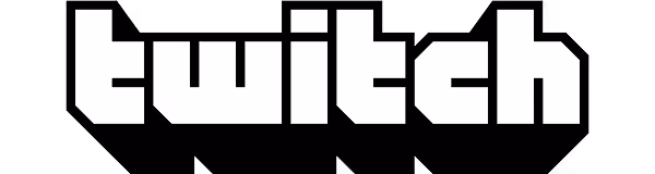 The logo of Twitch.