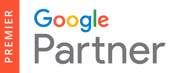 The badge of Google Premier Partner.