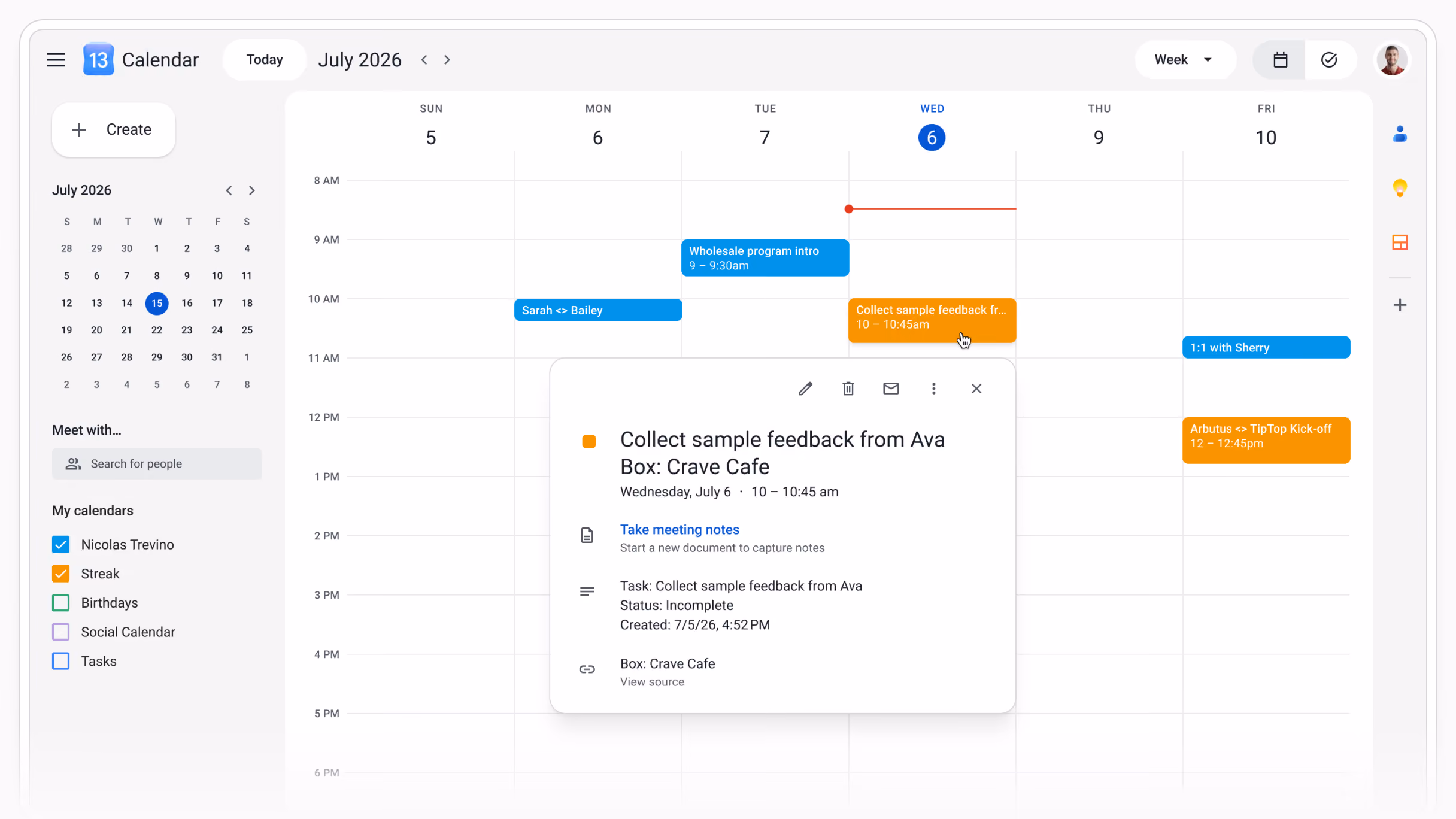 Contact management view inside Gmail showing complete client interaction history, related pipelines, and detailed contact information.