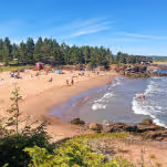 Strand von Bourg de Pabos