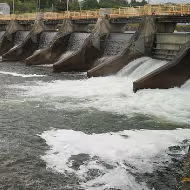 马塔内大马哈鱼洄游的观察站，马蒂厄-德阿穆尔大坝