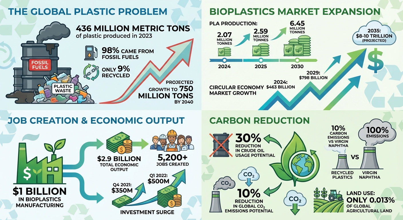 Global Plastic Production and Regenerative Plastics Market Growth Statistics 2023-2040