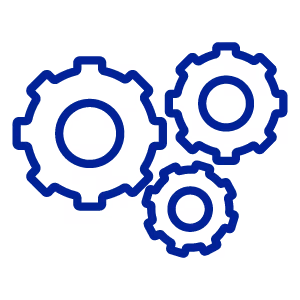 Mechanical hardware engineering icon