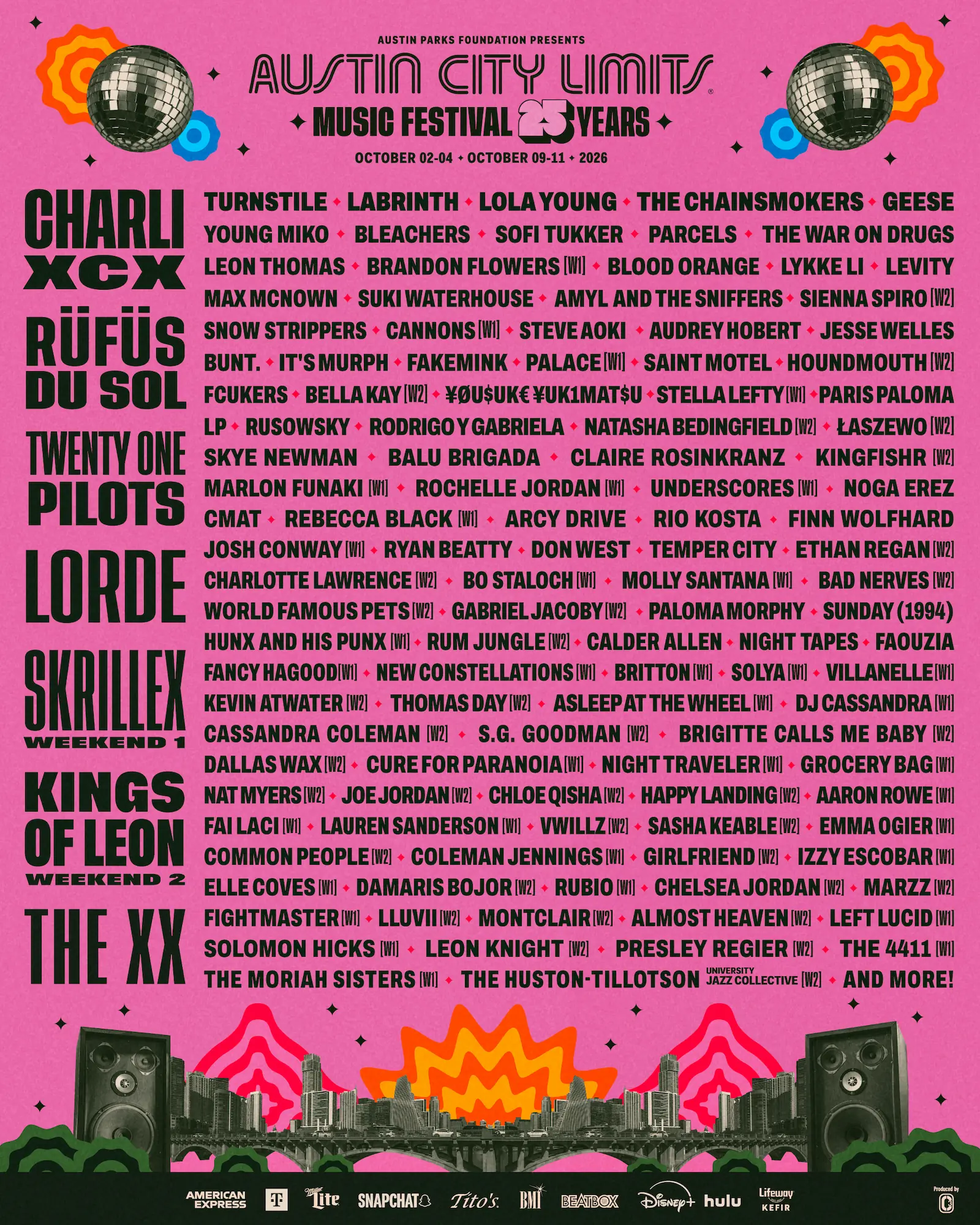 ACL Music Fest poster