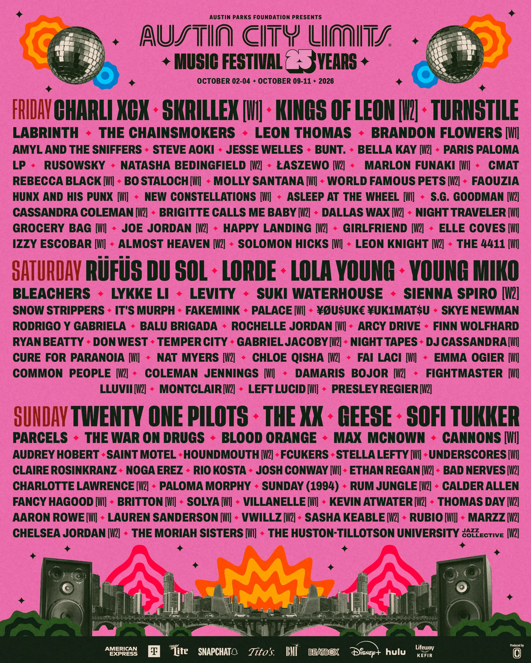 ACL Music Fest poster