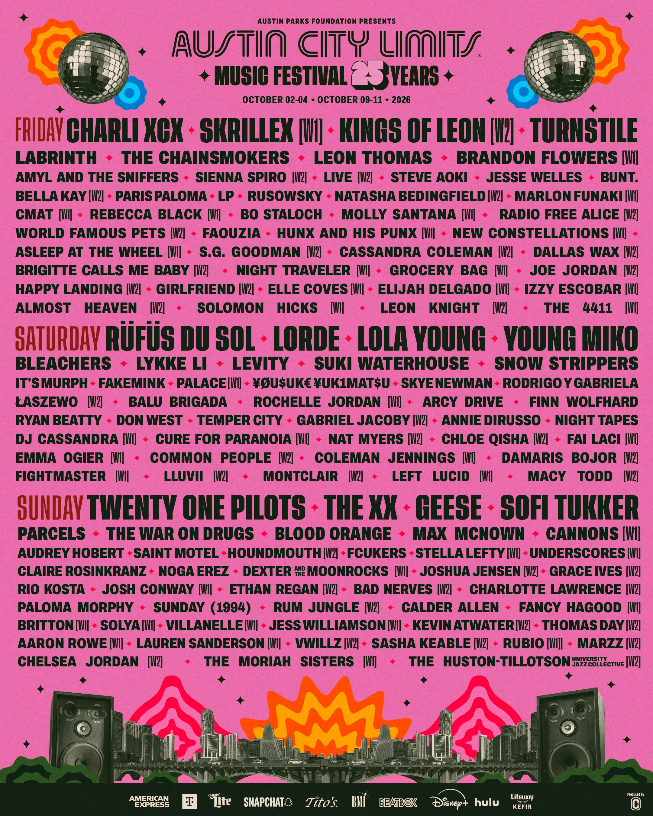 ACL Music Fest poster