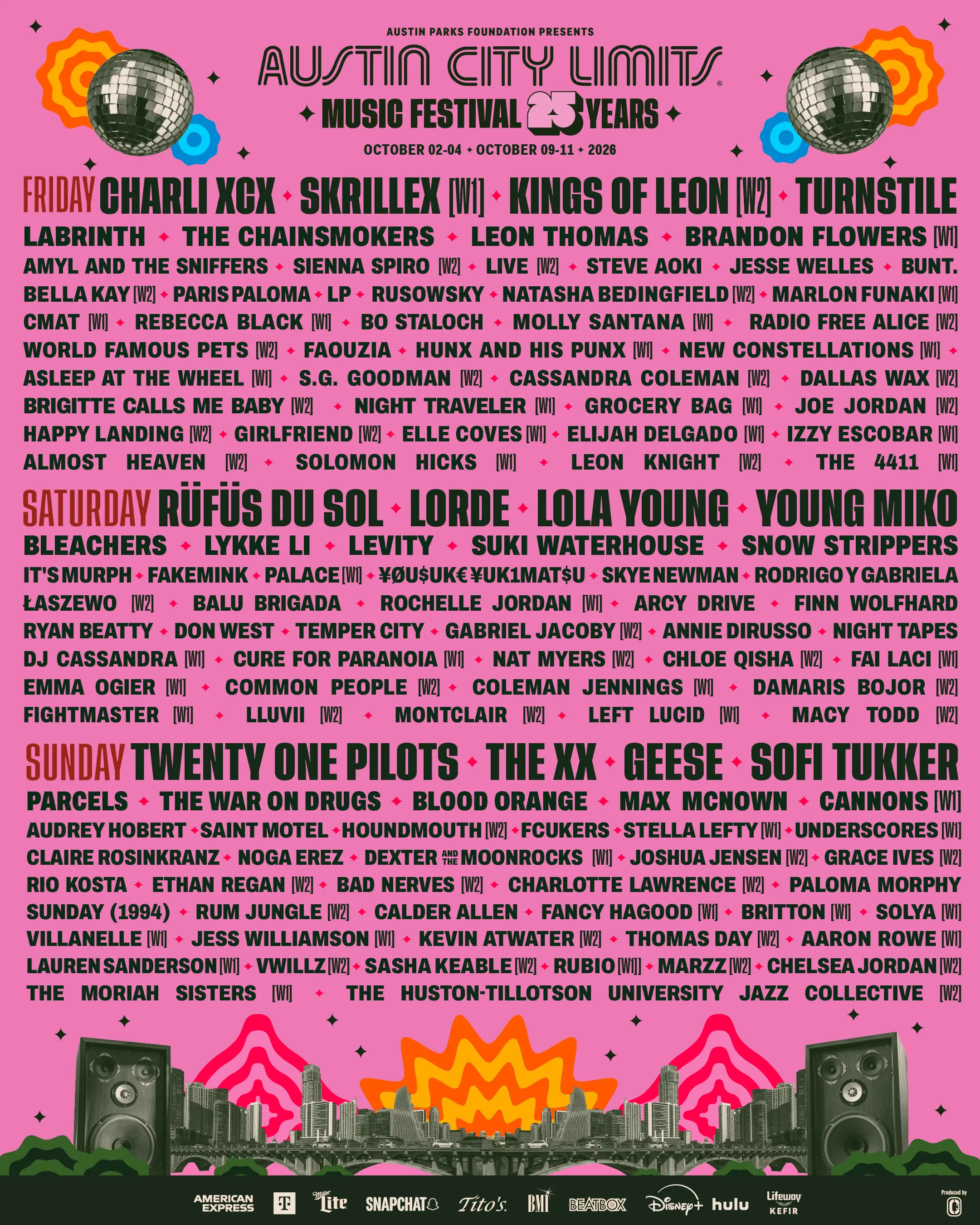 ACL Music Fest poster