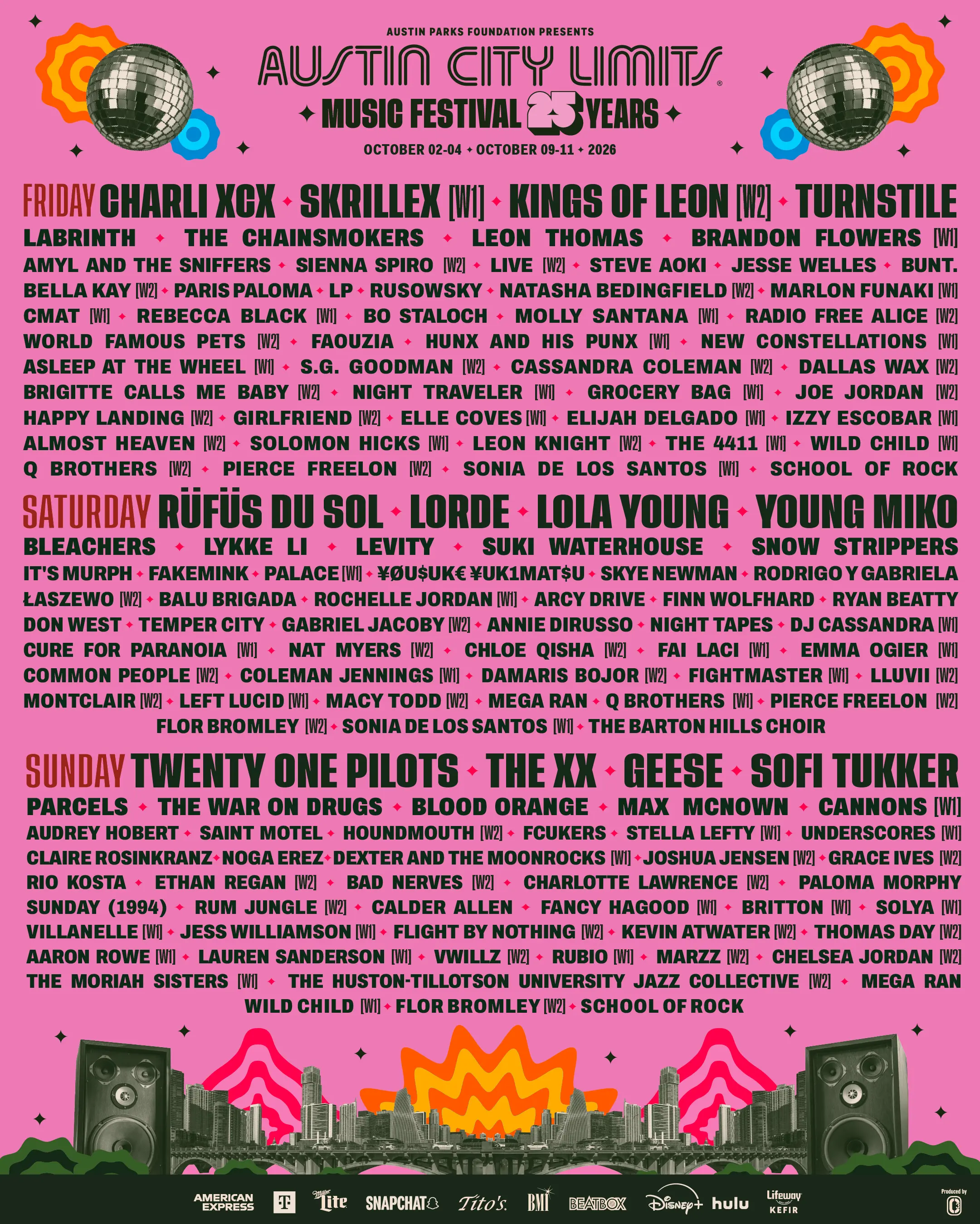 ACL Music Fest poster