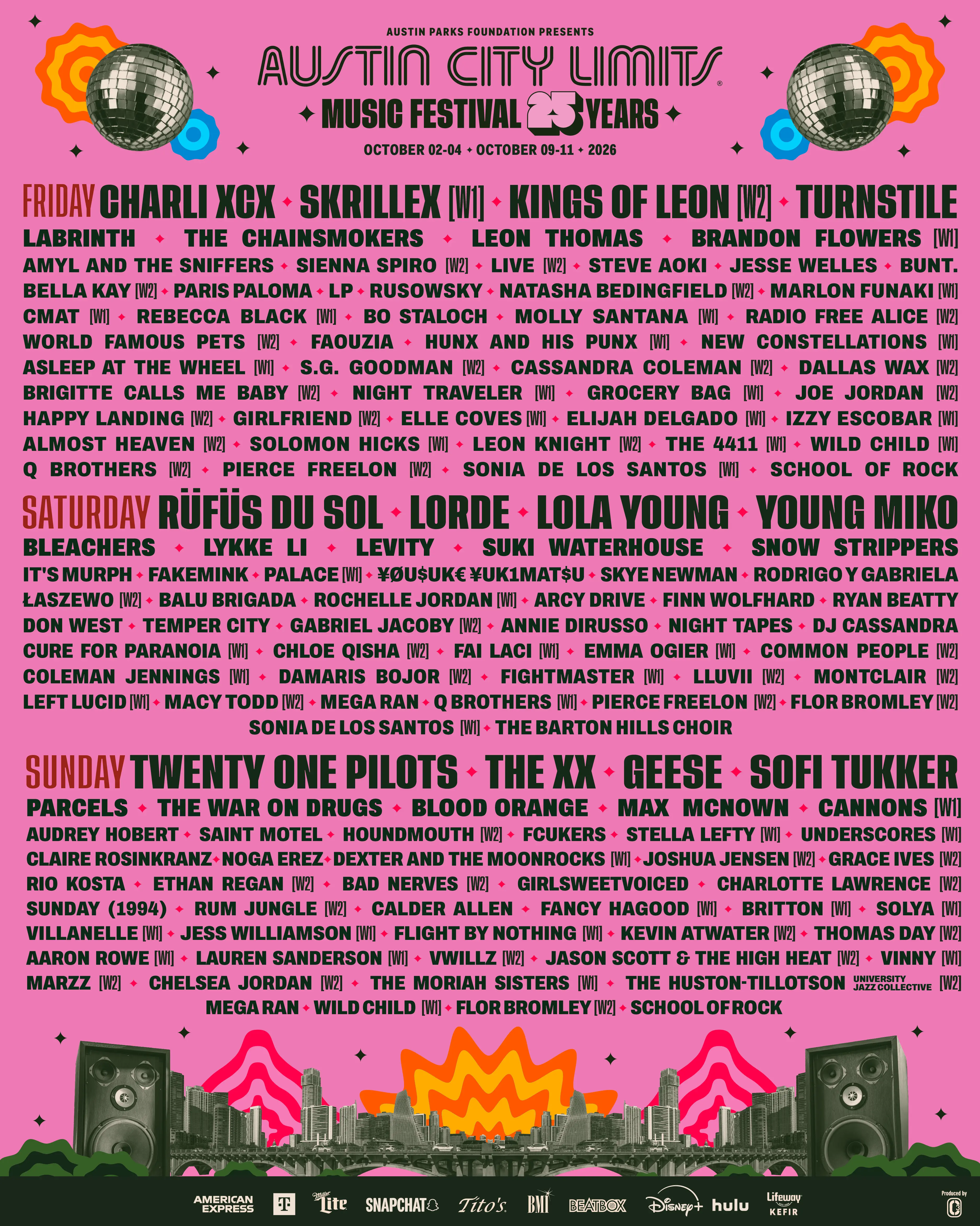ACL Music Fest poster