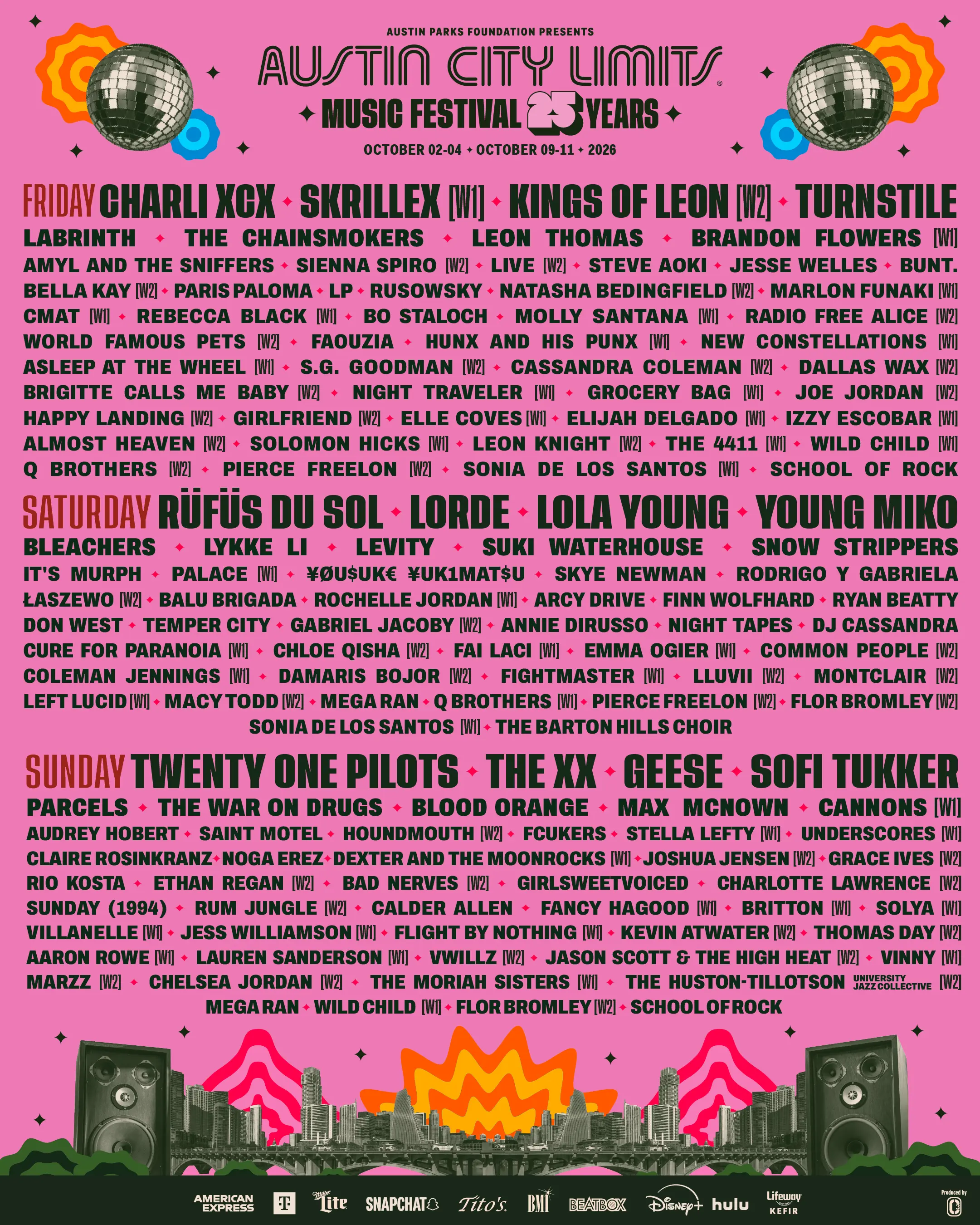 ACL Music Fest poster