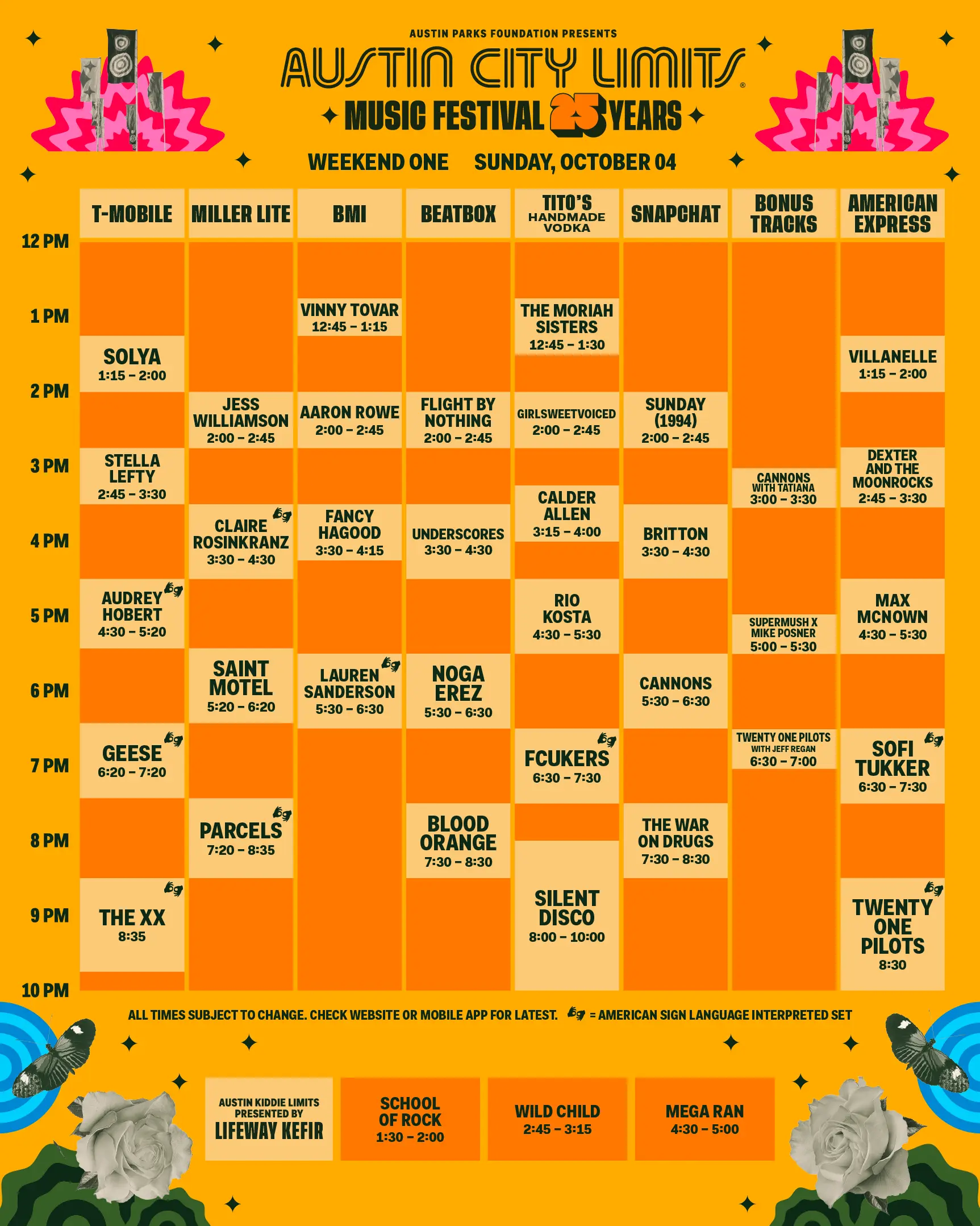 ACL Music Fest poster