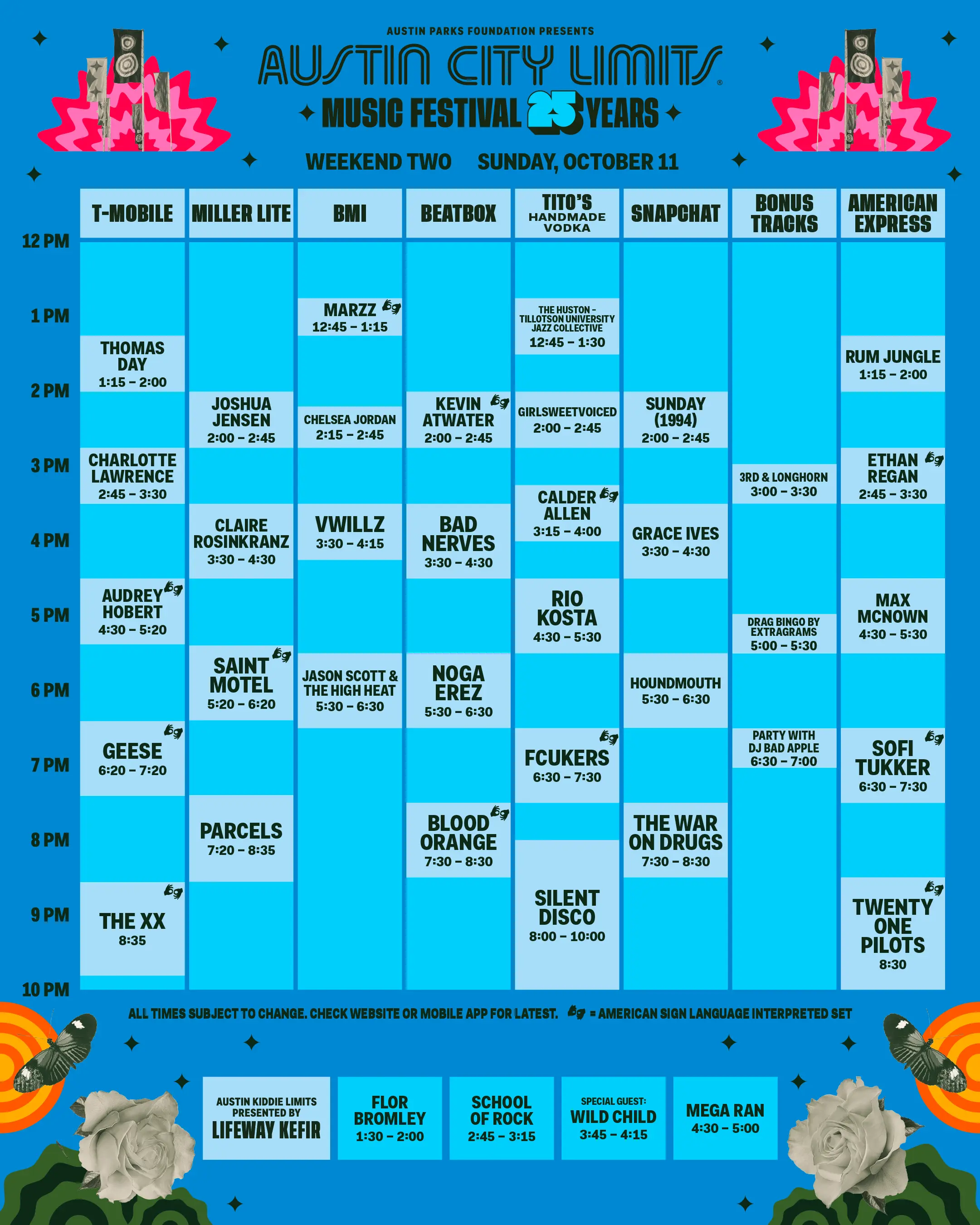ACL Music Fest poster