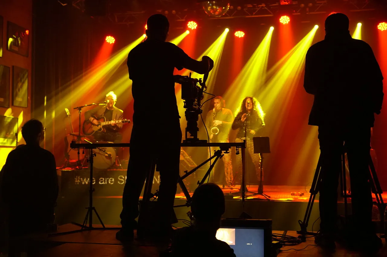 Behind The Scenes beim Firmen-Konzert Stream