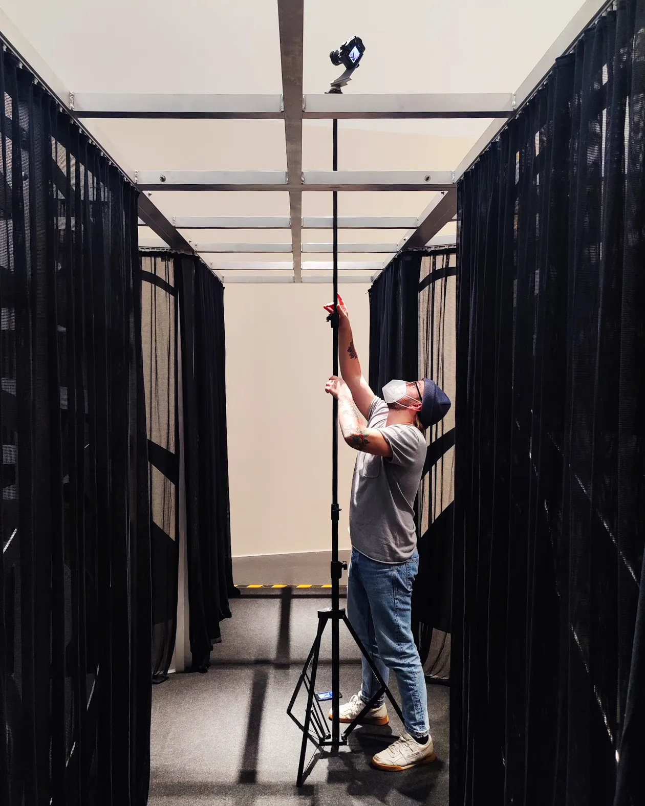 360°-Scan eines Labyrinths