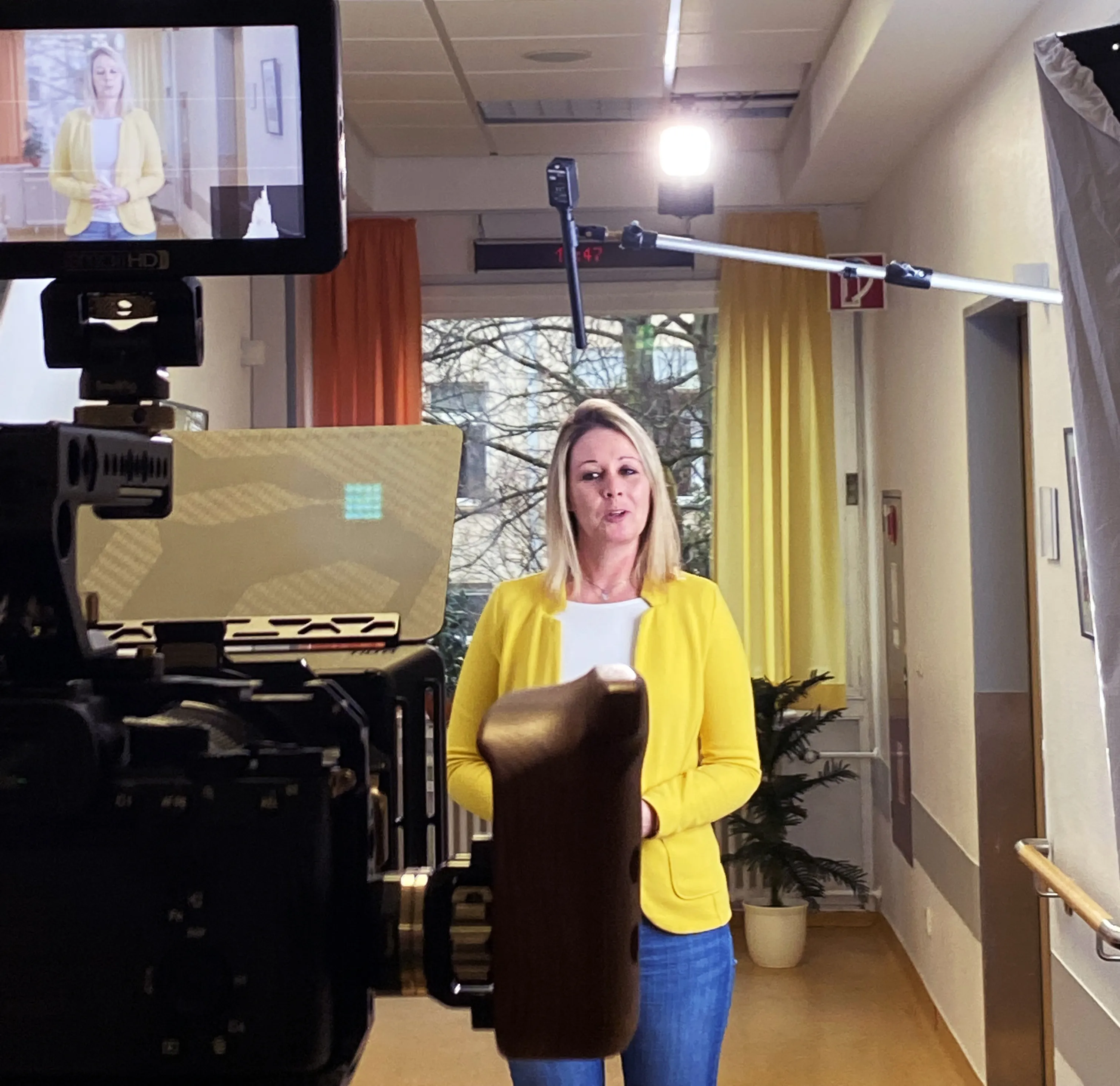 Interviewsituation im Gemeinschaftskrankenhaus Bonn