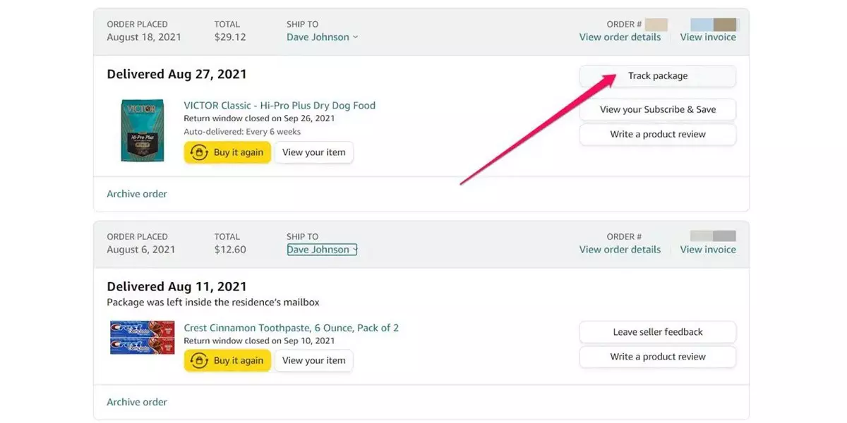 Checking the Order Status