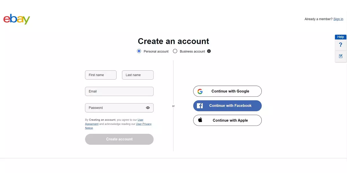 Seller Registration Process or How we can Register ourselves as a seller on eBay