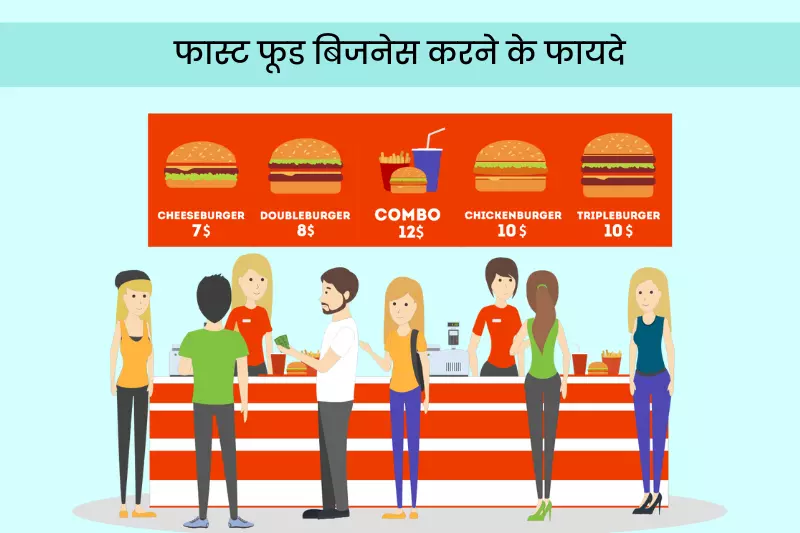 फास्ट फूड बिजनेस करने के फायदे -