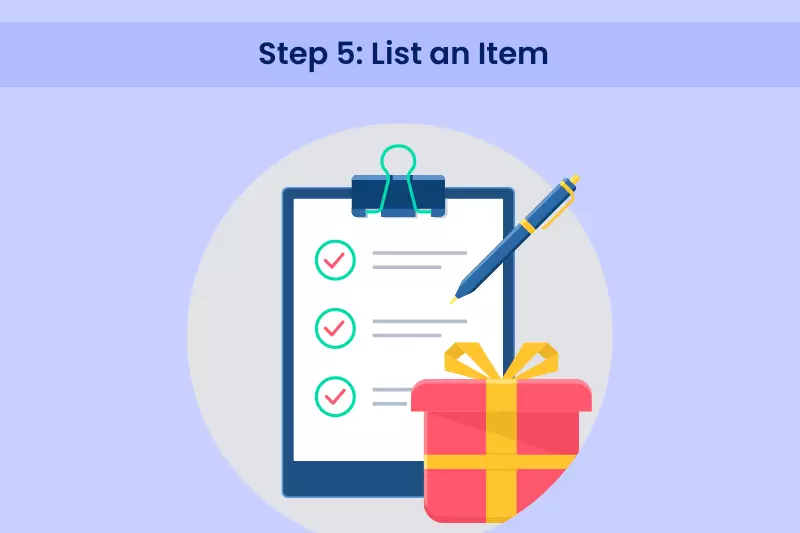 Step 5: List an Item