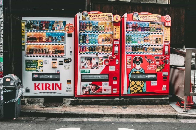 Vending Machine of Soft Drinks