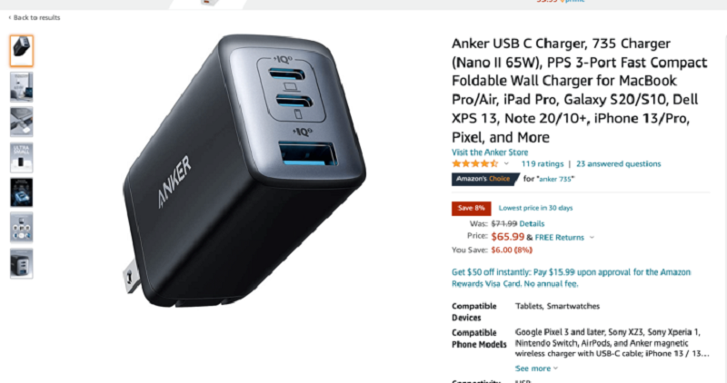 Anker USB  C Charger